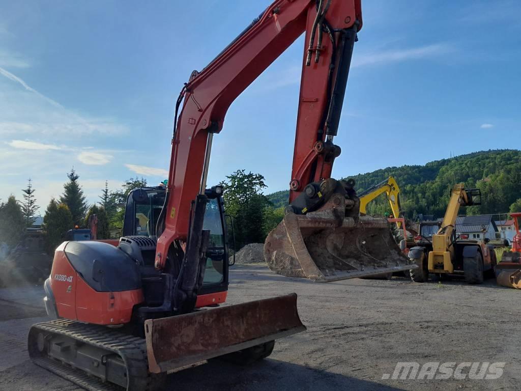 Kubota KX 080-4 حفارات وسط 7 طن - 12 طن
