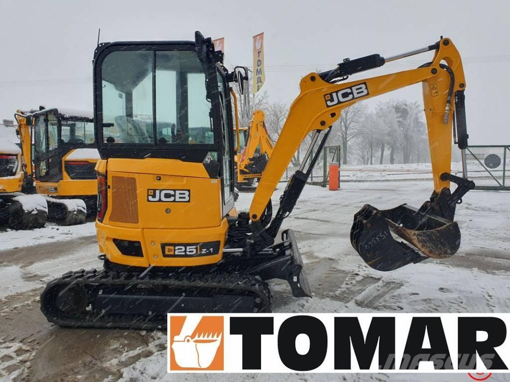 JCB 25 Z-1 حفارات صغيرة أقل من 7 طن (حفارات صغيرة)