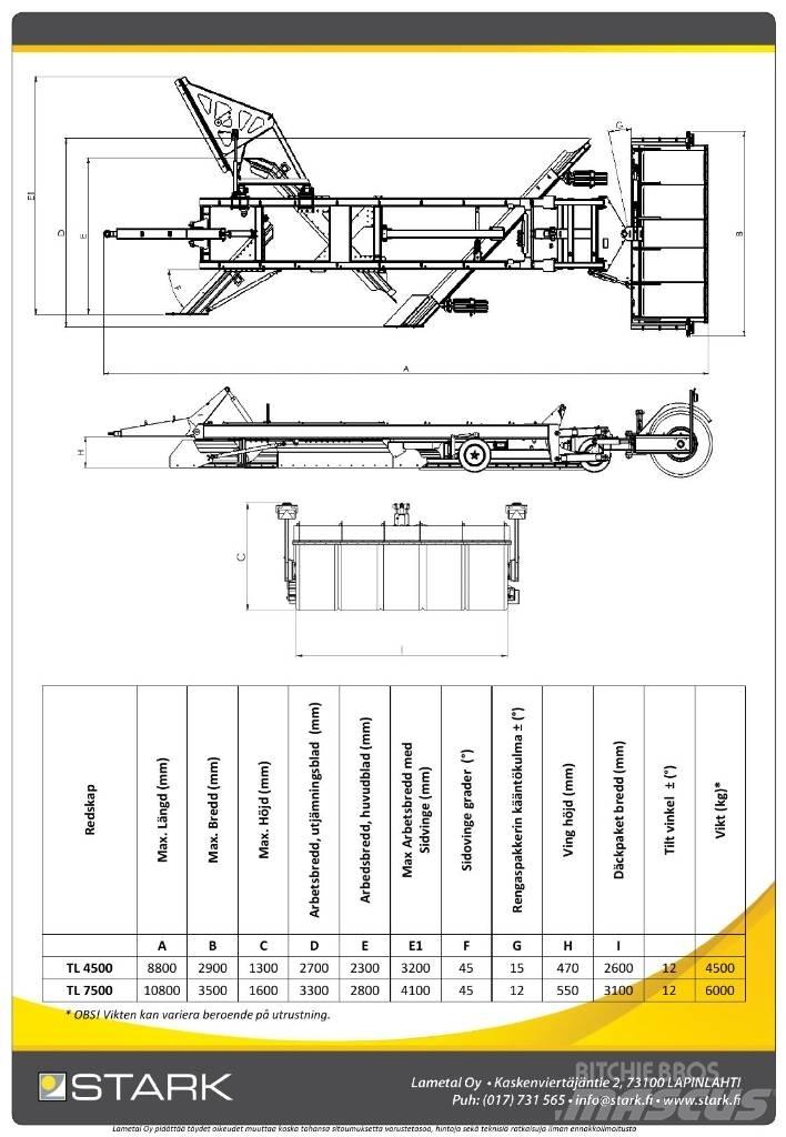 Stark TL7500 معدات تمهيد الطرق