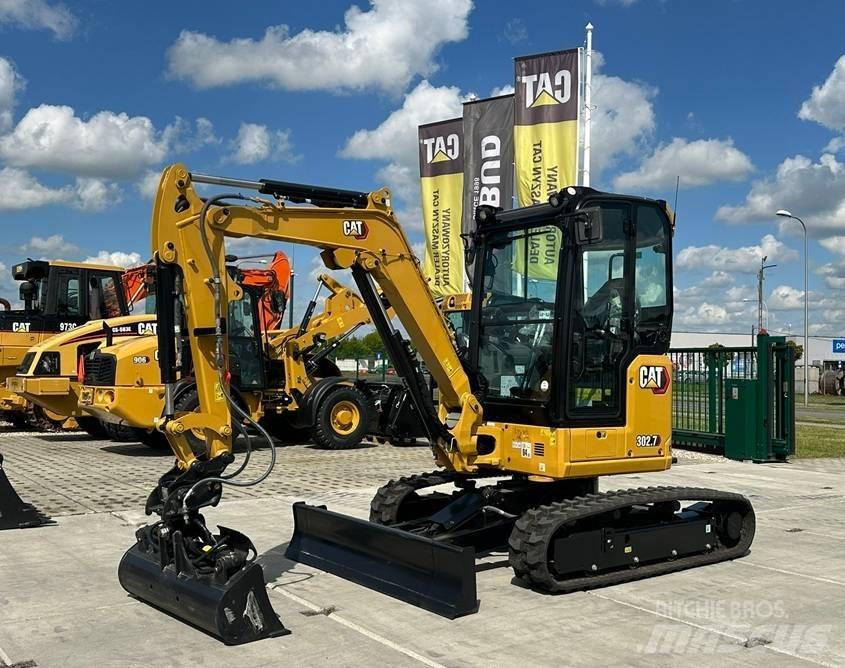 CAT 302.7 CR حفارات صغيرة أقل من 7 طن (حفارات صغيرة)