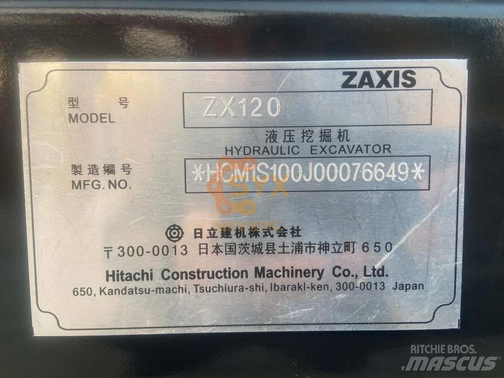 Hitachi ZX 120 حفارات زحافة