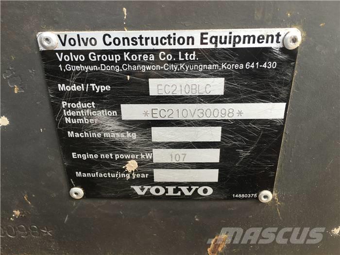 Volvo EC 210 B LC حفارات زحافة