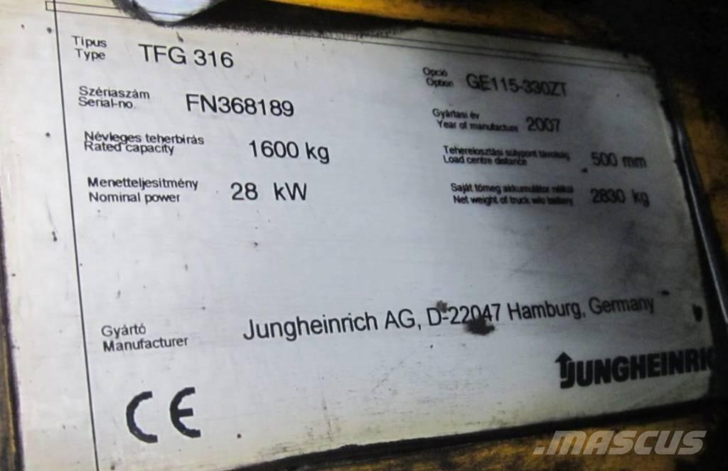 Jungheinrich TFG 316 شاحنات LPG