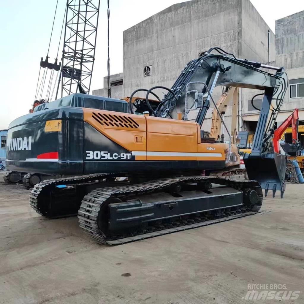 Hyundai R305LC-9T حفارات زحافة