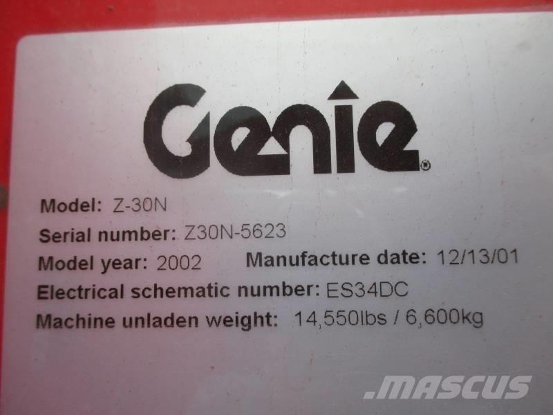 Genie Z 30 رافعات سلة مفصلية