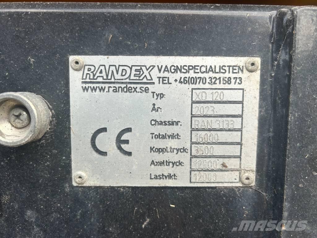 Randex XD 120 مقطورات قلابة