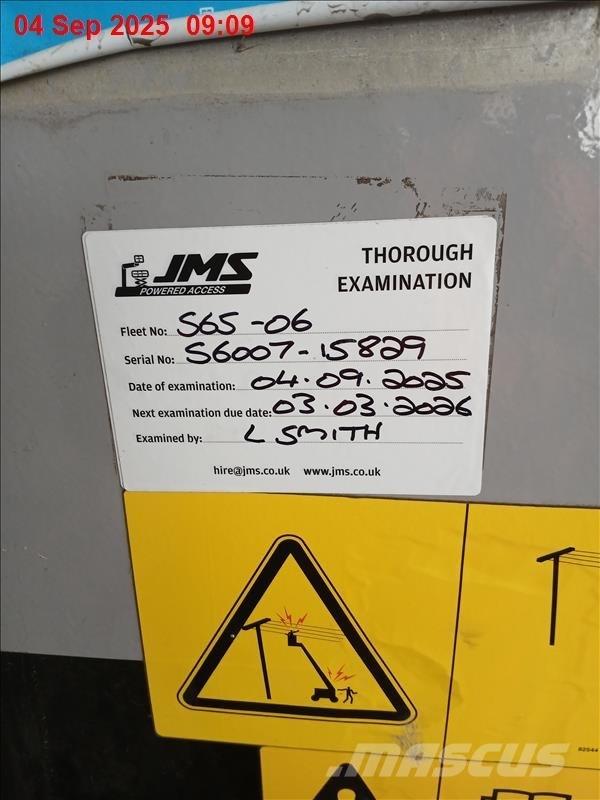 Genie S 65 رافعات سلة تلسكوبية