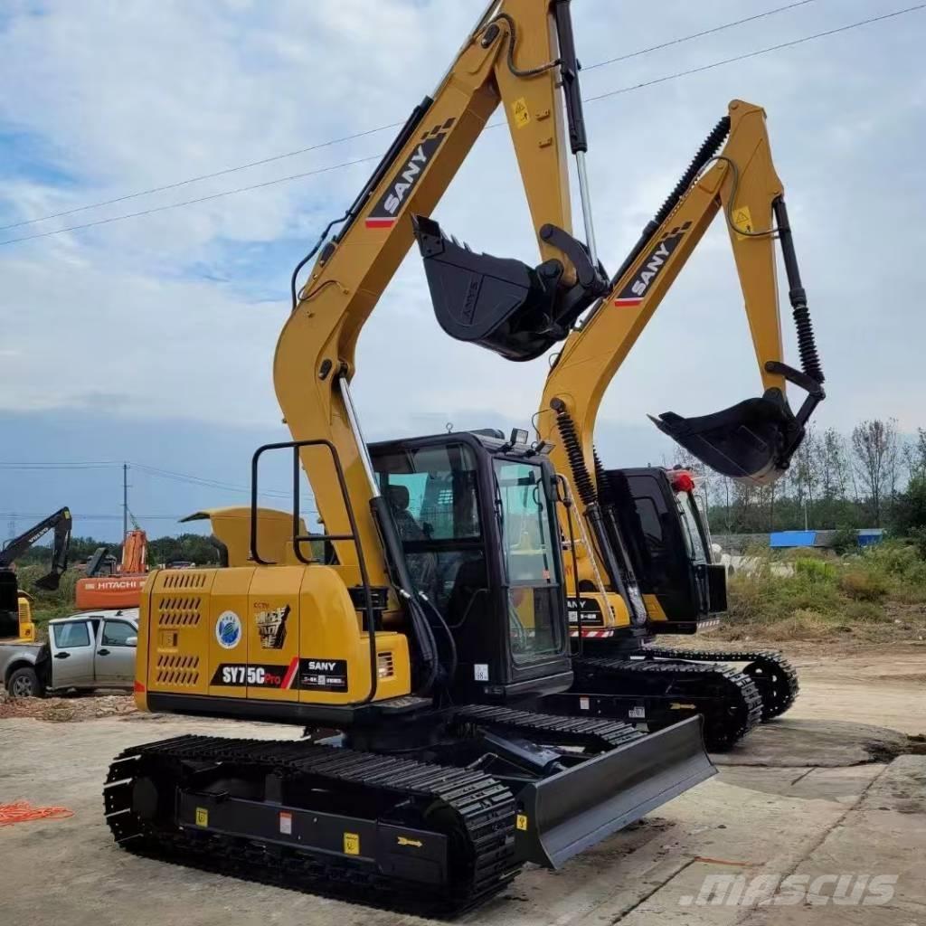 Sany SY75C حفارات وسط 7 طن - 12 طن
