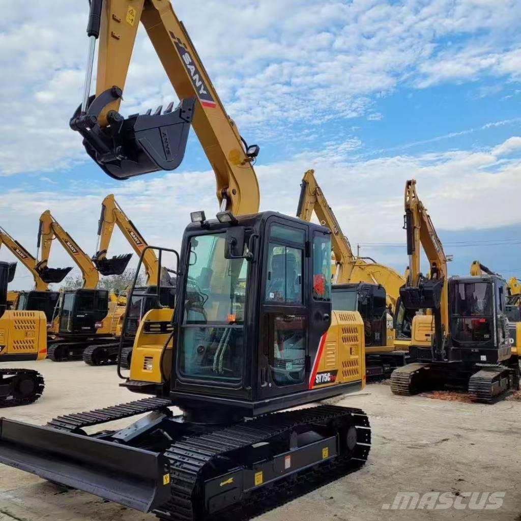 Sany SY75C حفارات وسط 7 طن - 12 طن