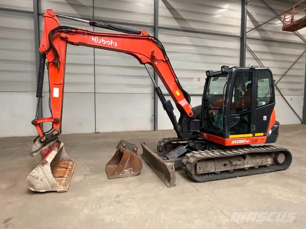 Kubota KX 080-4 حفارات وسط 7 طن - 12 طن