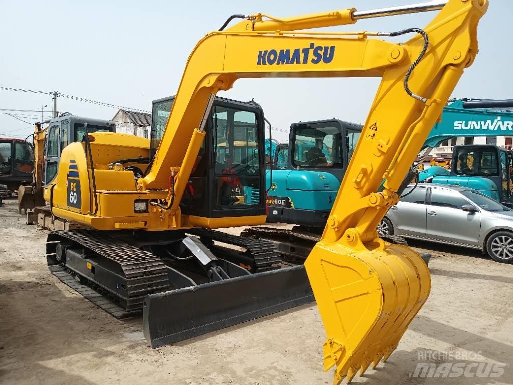 Komatsu PC 60 حفارات زحافة