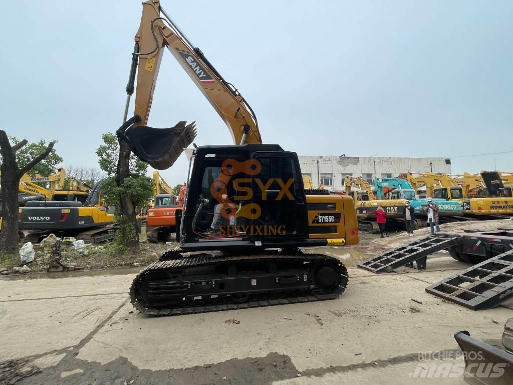 Sany SY 155 C حفارات زحافة