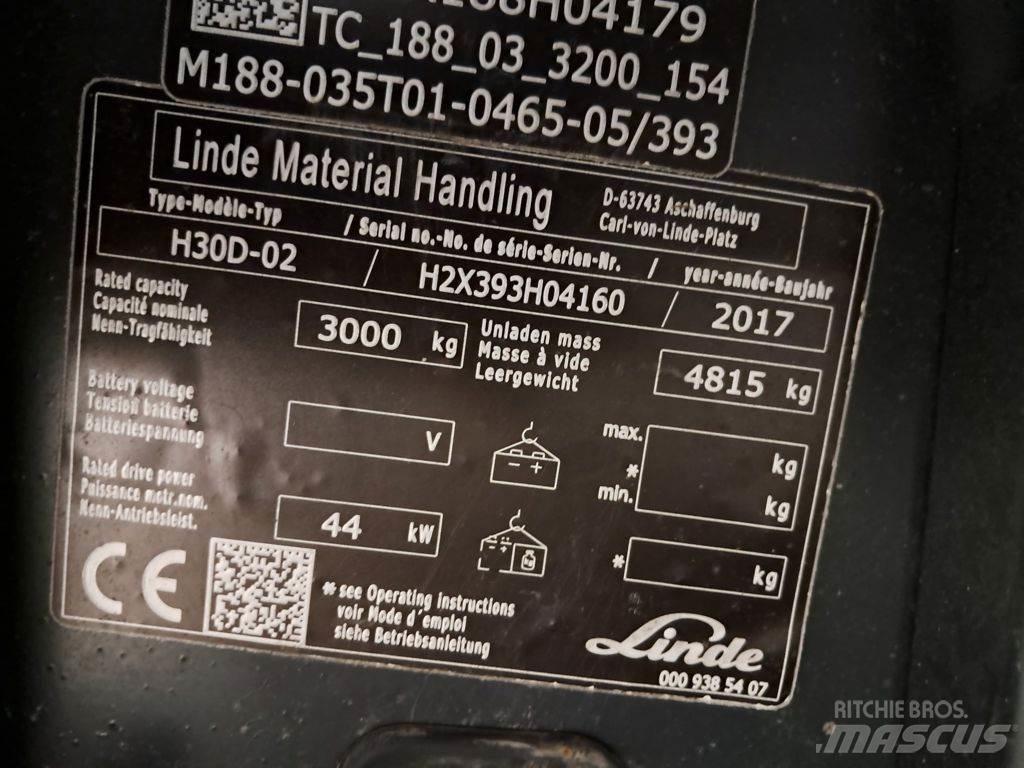 Linde H30D-02 شاحنات الديزل