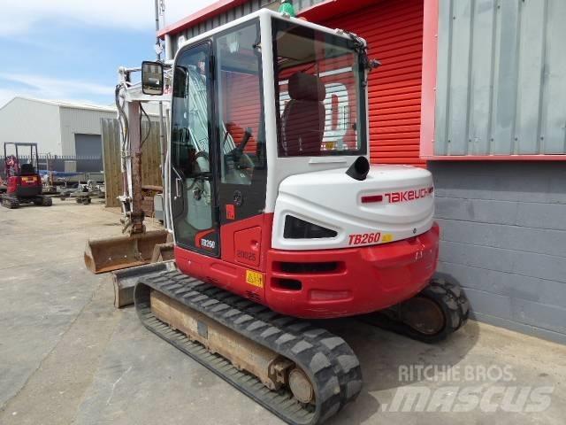 Takeuchi TB 260 حفارات صغيرة أقل من 7 طن (حفارات صغيرة)