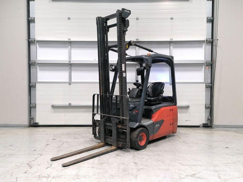 Linde E16-02 شاحنات ذات رافعات شوكية تعمل بالكهرباء
