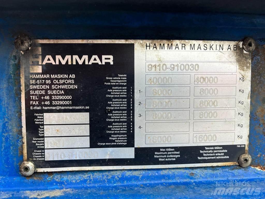 Hammar SL 30 SMS نصف مقطورات حاويات