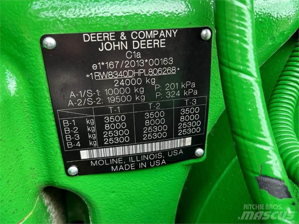 John Deere 8RX340 الجرارات