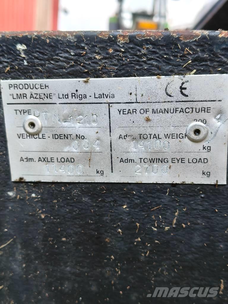 Tempo PTN-1210 معدات توزيع السماد العضوي