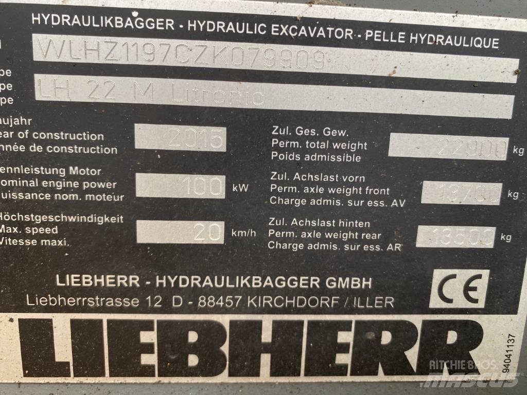 Liebherr LH 22 M مناولات المخلفات / مناولات صناعية