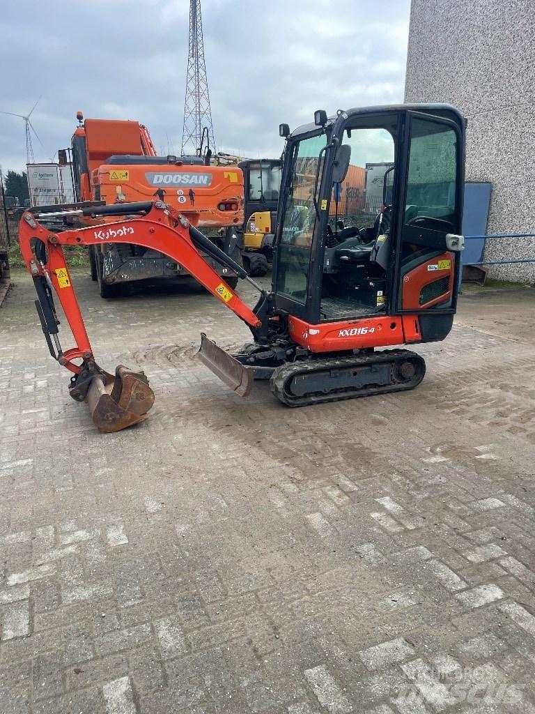 Kubota KX 016-4 حفارات صغيرة أقل من 7 طن (حفارات صغيرة)