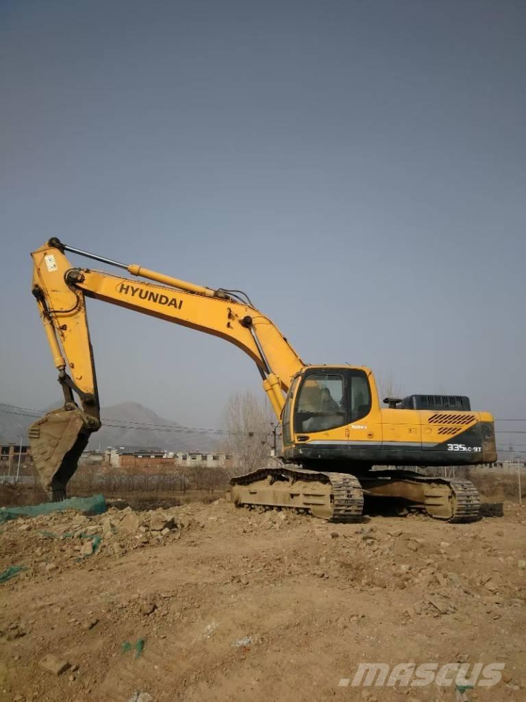 Hyundai 335lc-9s حفارات زحافة