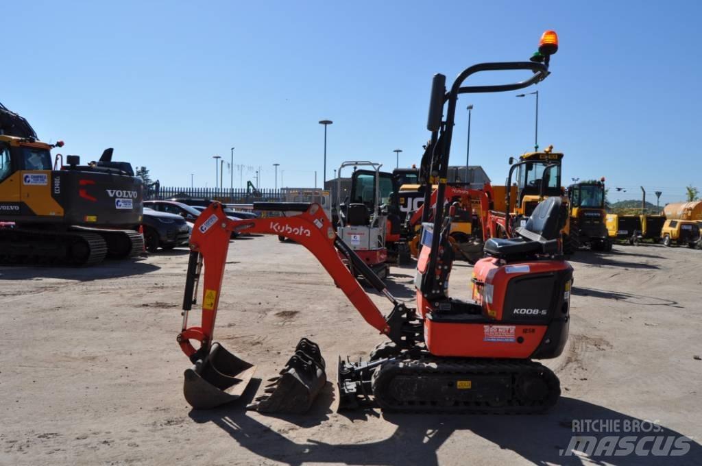 Kubota K 008-5 حفارات صغيرة أقل من 7 طن (حفارات صغيرة)