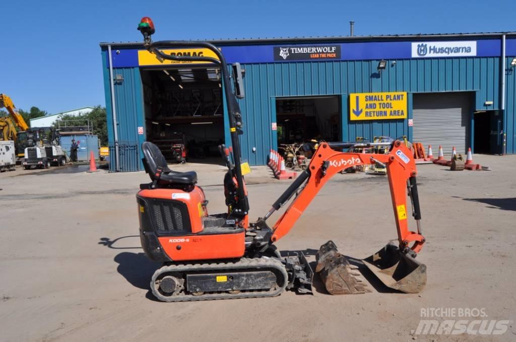 Kubota K 008-5 حفارات صغيرة أقل من 7 طن (حفارات صغيرة)