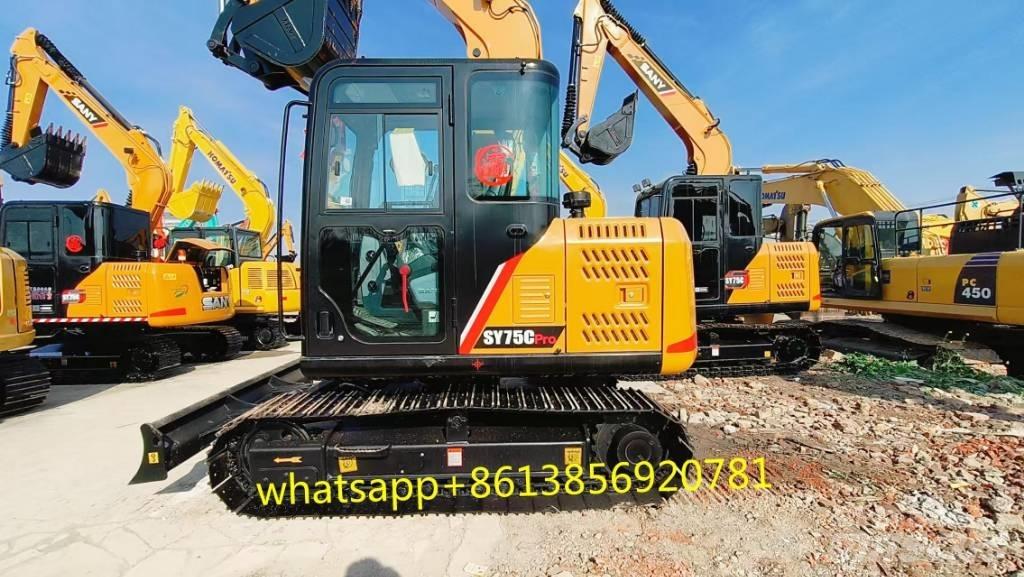 Sany SY 75 C pro حفارات صغيرة أقل من 7 طن (حفارات صغيرة)