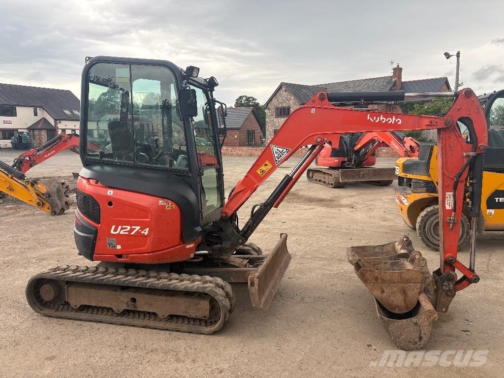 Kubota U 27-4 حفارات صغيرة أقل من 7 طن (حفارات صغيرة)