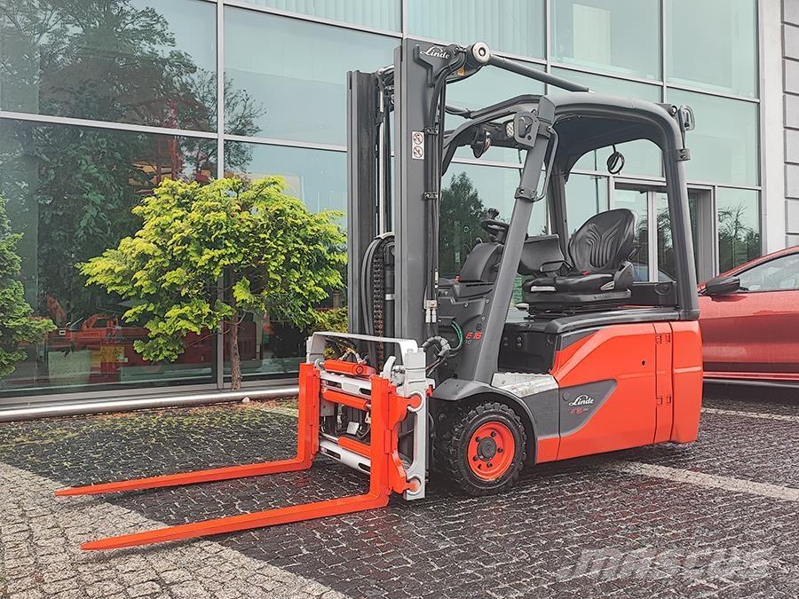 Linde E16-02 شاحنات ذات رافعات شوكية تعمل بالكهرباء