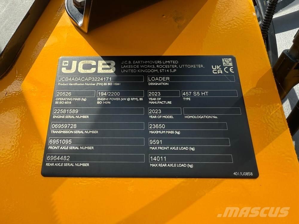 JCB 457 HT لوادر بعجل