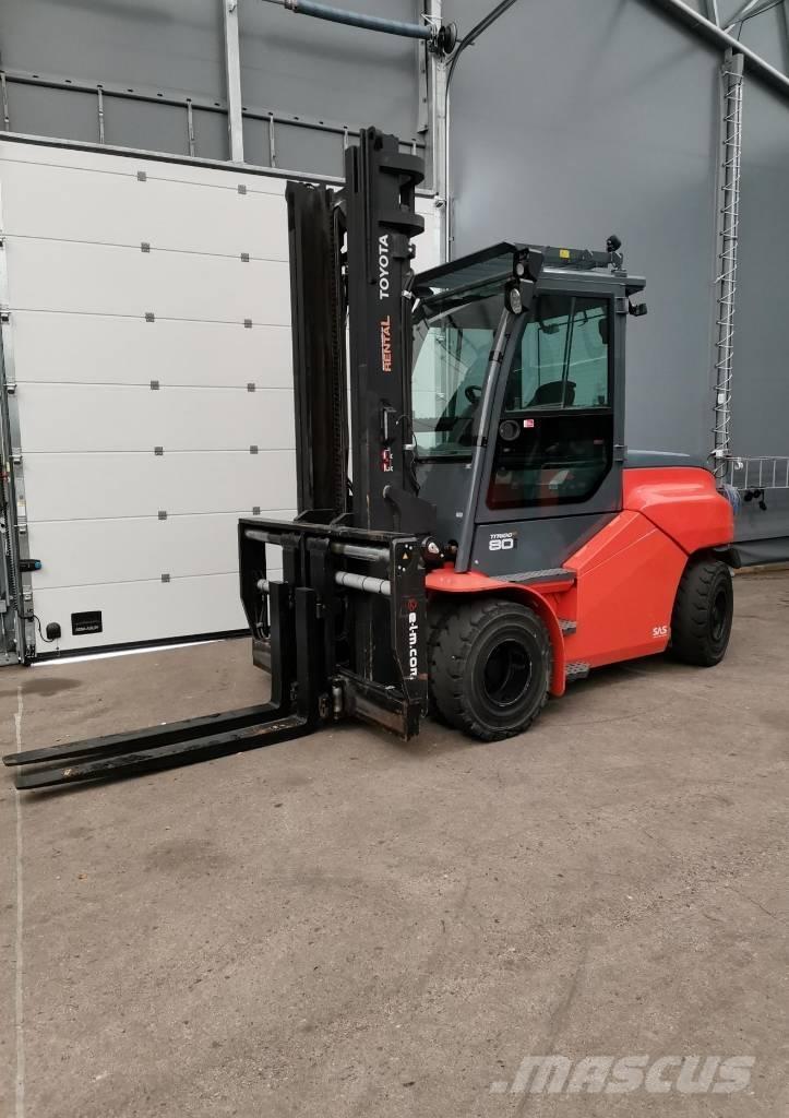 Toyota 9 FBH 80 T شاحنات ذات رافعات شوكية تعمل بالكهرباء
