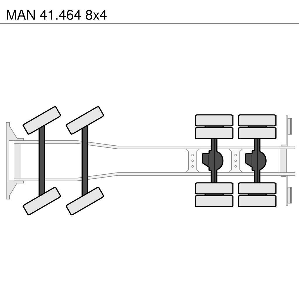 MAN 41.464 8x4 شاحنات مزدوجة / خلخلة