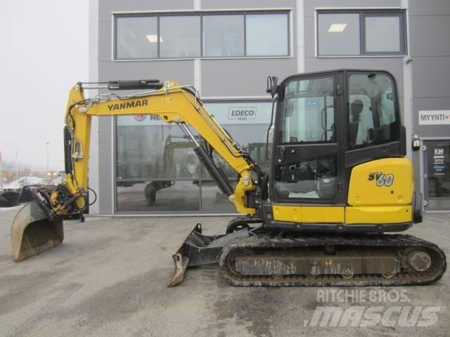 Yanmar sv 60 حفارات صغيرة أقل من 7 طن (حفارات صغيرة)