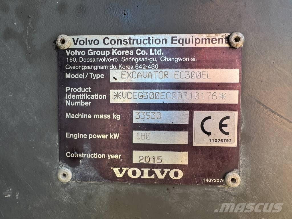 Volvo EC 300 E حفارات زحافة