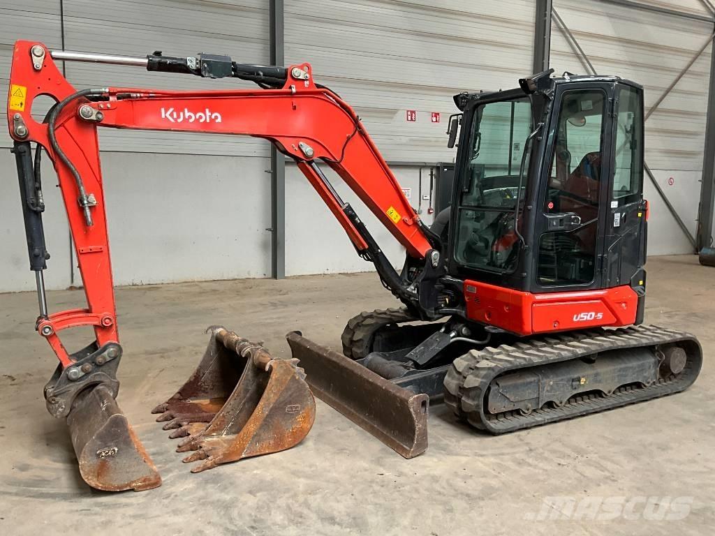 Kubota U 50-5 حفارات صغيرة أقل من 7 طن (حفارات صغيرة)