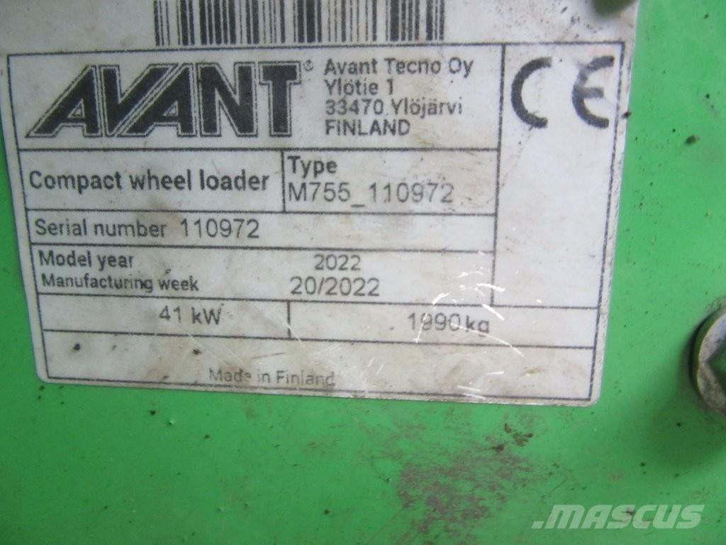 Avant 755i مناولات متداخلة
