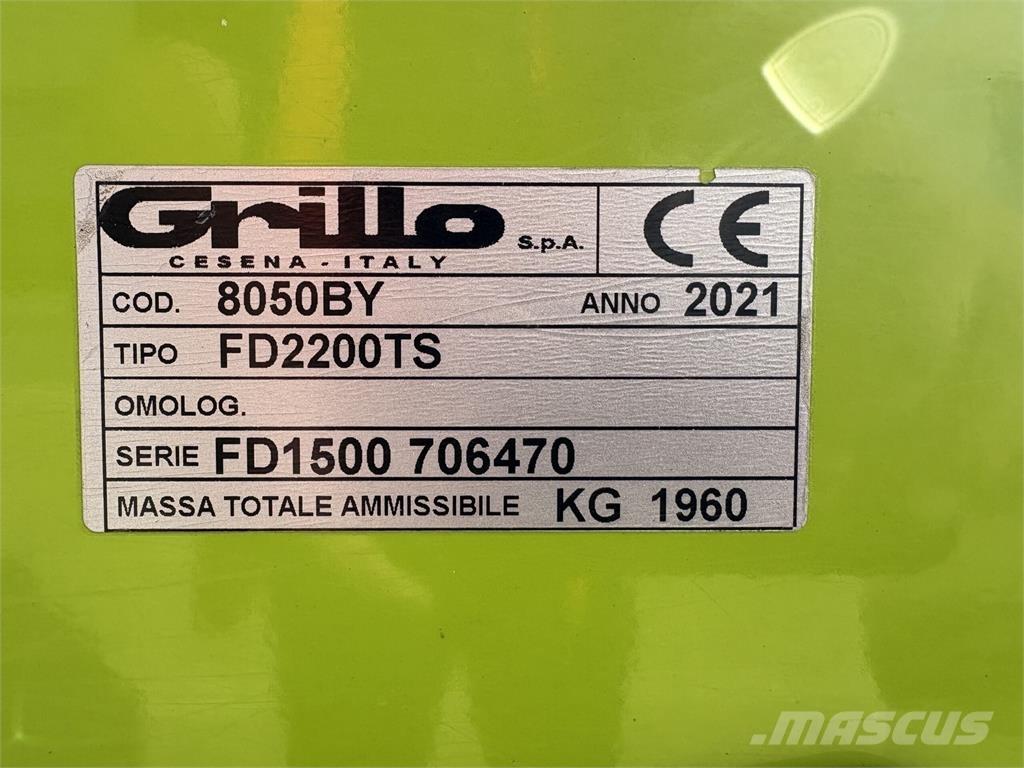 Grillo FD2200TS ركوب الحشائش