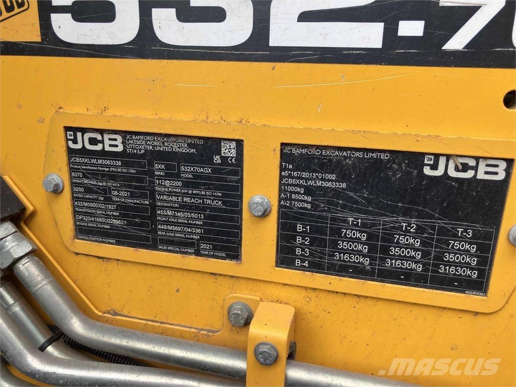 JCB 532.70 AGRIXTRA معدات مناولة لأغراض الزراعة