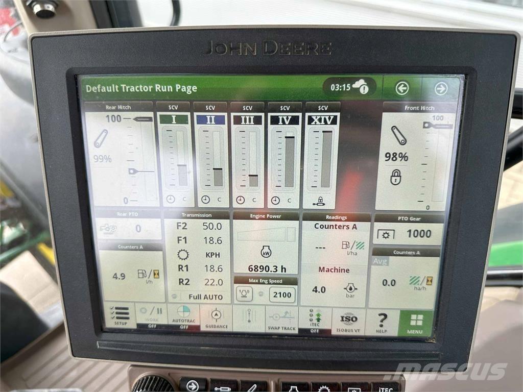 John Deere 6155R الجرارات