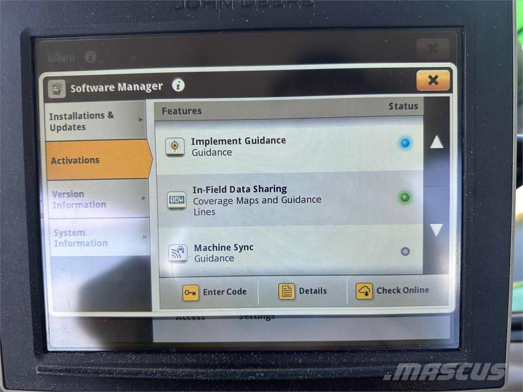 John Deere 6195R الجرارات