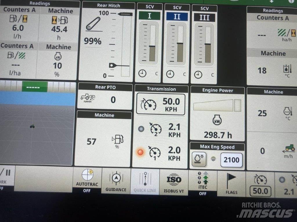 John Deere 6R 185 الجرارات