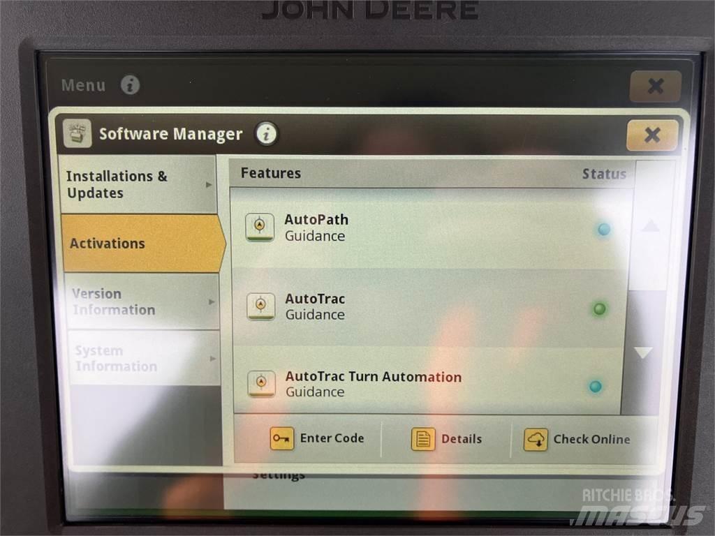 John Deere 7R 310 الجرارات