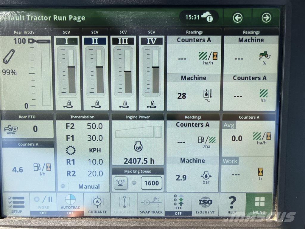 John Deere 7R 310 الجرارات