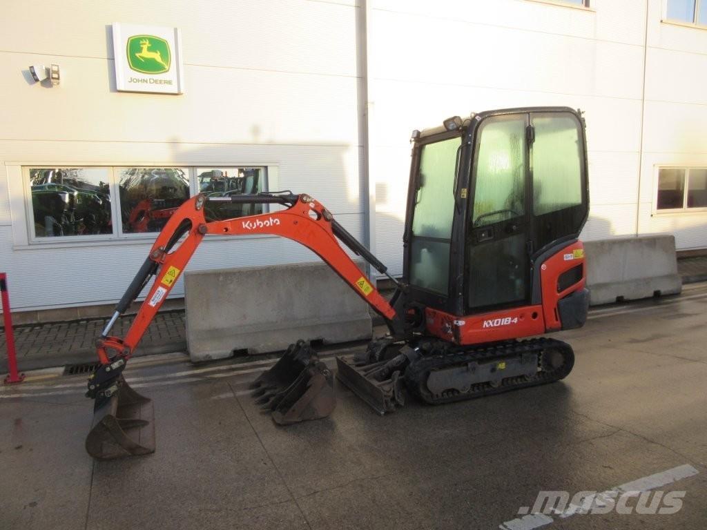 Kubota KX018-4 حفارات زحافة