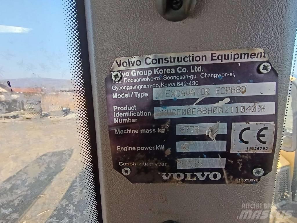 Volvo ECR 88 D حفارات وسط 7 طن - 12 طن