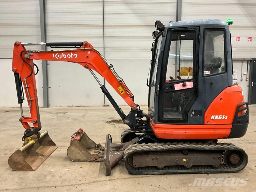 Kubota KX 61-3 حفارات صغيرة أقل من 7 طن (حفارات صغيرة)