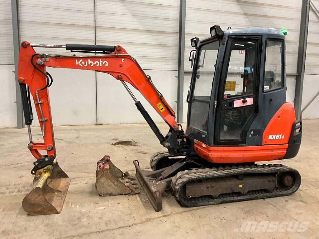 Kubota KX 61-3 حفارات صغيرة أقل من 7 طن (حفارات صغيرة)