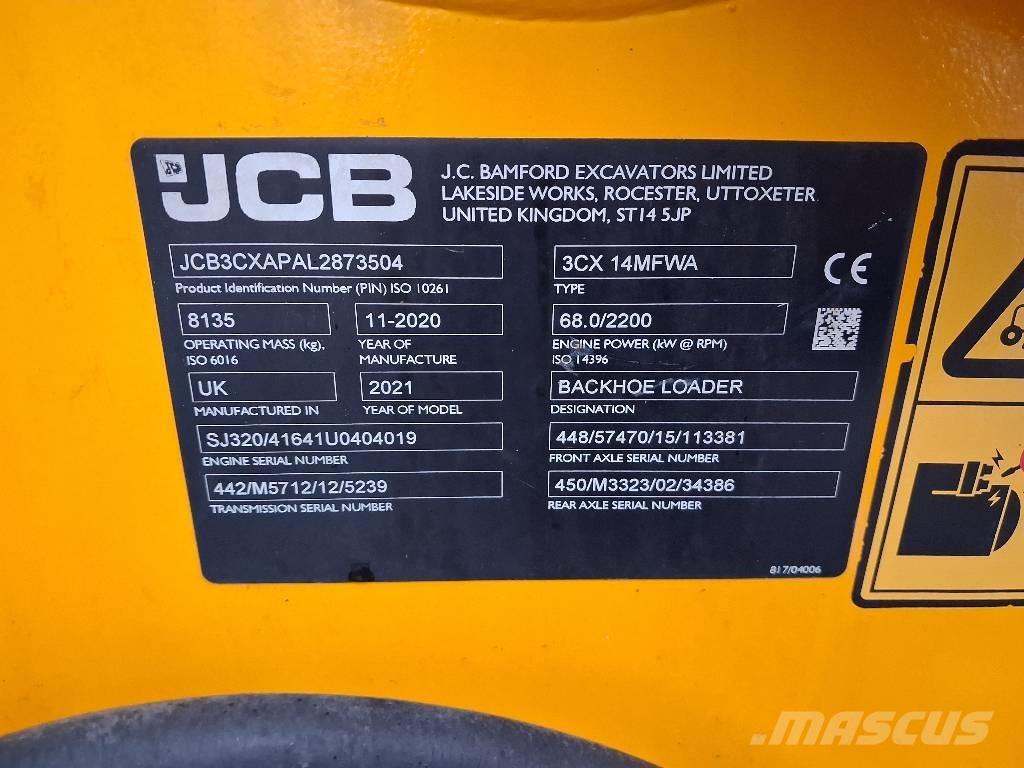 JCB 3 CX ECO لوادر ذات جرافات عكسية