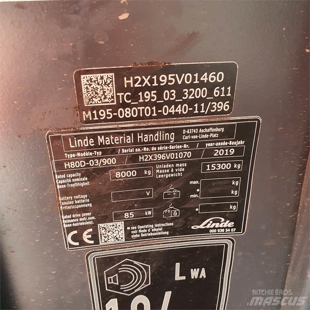 Linde H80D/900 شاحنات الديزل